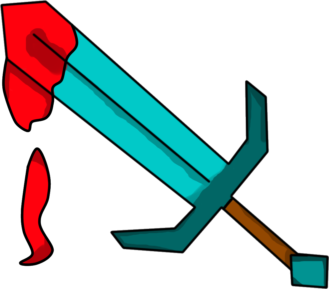 Para Quem Conhece Minecraft Uma Espada De Diamante - Video Game (1500x1500), Png Download