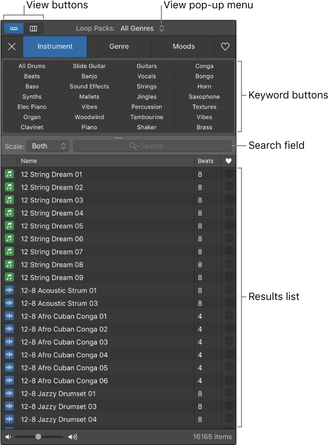 The Loop Browser - Logic X Show Tempo List (700x912), Png Download