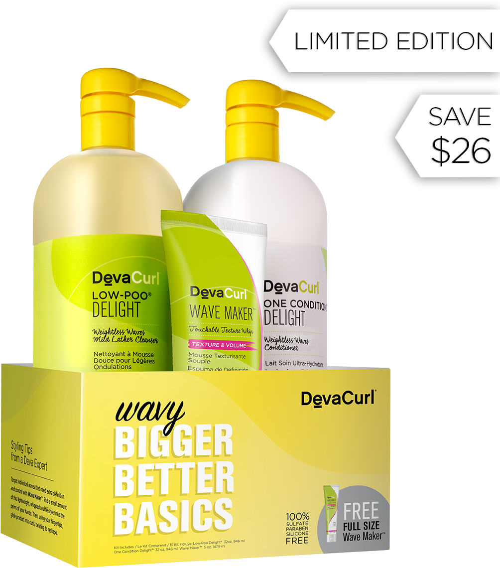 Deva Curl Livin’ Large Wavy Edition (1200x1200), Png Download