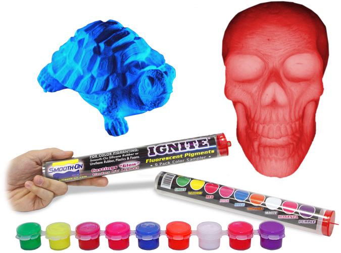 The Fluorescent Or "glow" Effect Is Maximized Under - Smooth On Ignite Blue (680x520), Png Download