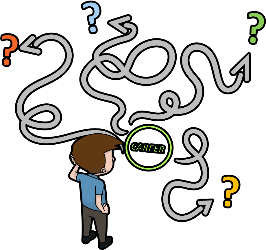 Open - Cartoon Images Of Confusion (1000x929), Png Download