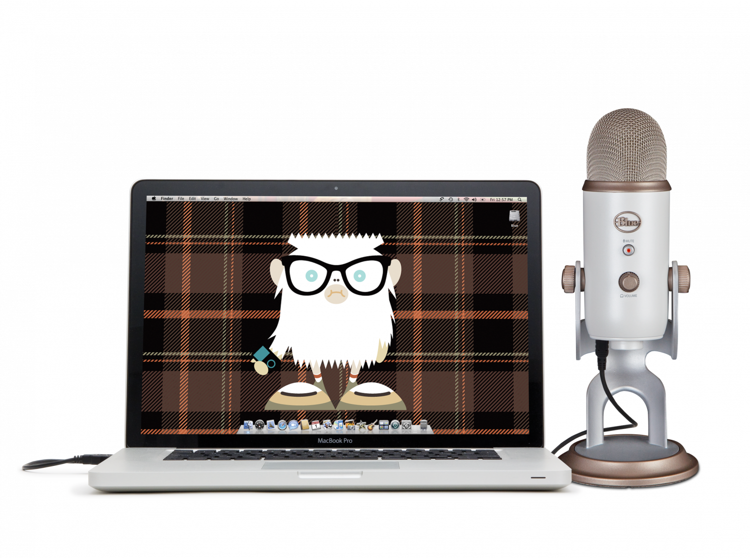 Yeti Vintage White - Blue Microphones Yeti Microphone - Stereo - Vintage (1500x1115), Png Download