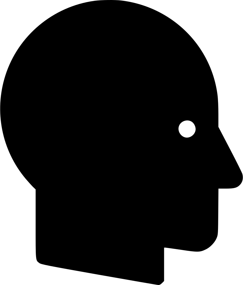 Download Png File Svg - Head Side Silhouette | Transparent PNG Download ...