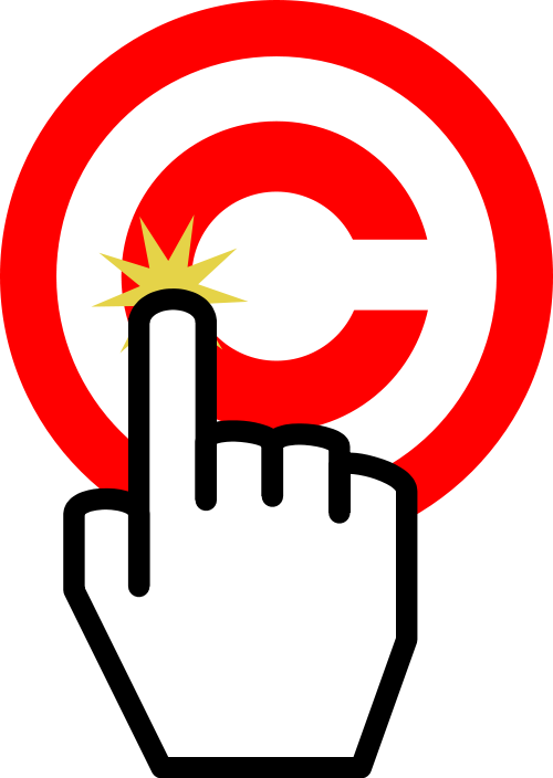 Open Hand Icon Png Hint When You See The Handopen Hand - Click Icon Red Png (500x704), Png Download