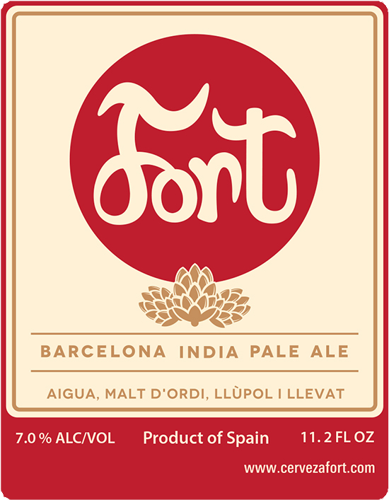 Fort India Pale Ale (596x756), Png Download