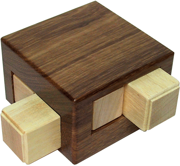 Pandoras Box Framed Wooden Burr Puzzle - Pandora's Box (600x600), Png Download