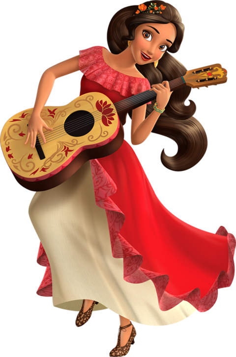 Hc5i7gf - Elena Of Avalor With Guitar (480x728), Png Download