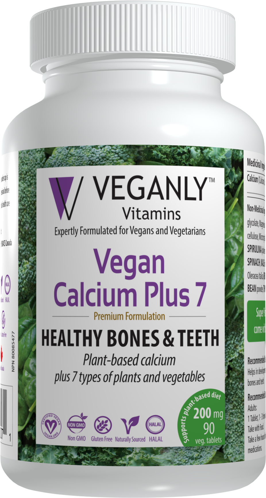 Calcium 90 Front - Calcium (2000x2000), Png Download