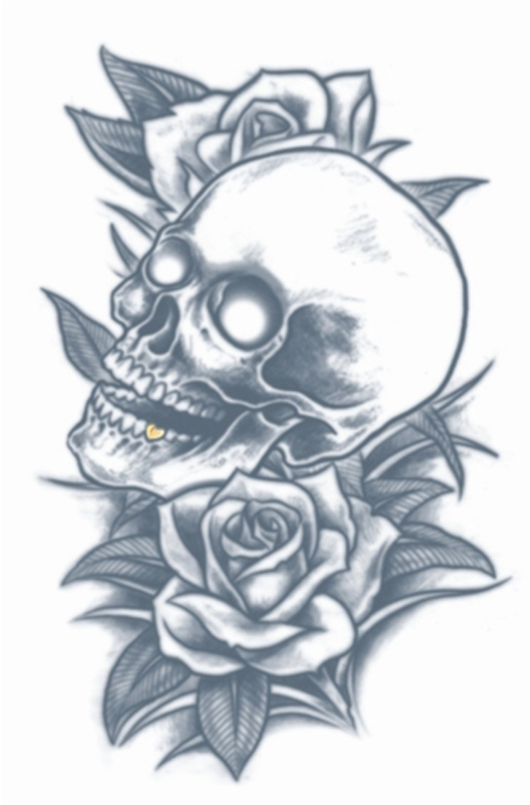 Download Skull And Roses Png | Transparent PNG Download | SeekPNG