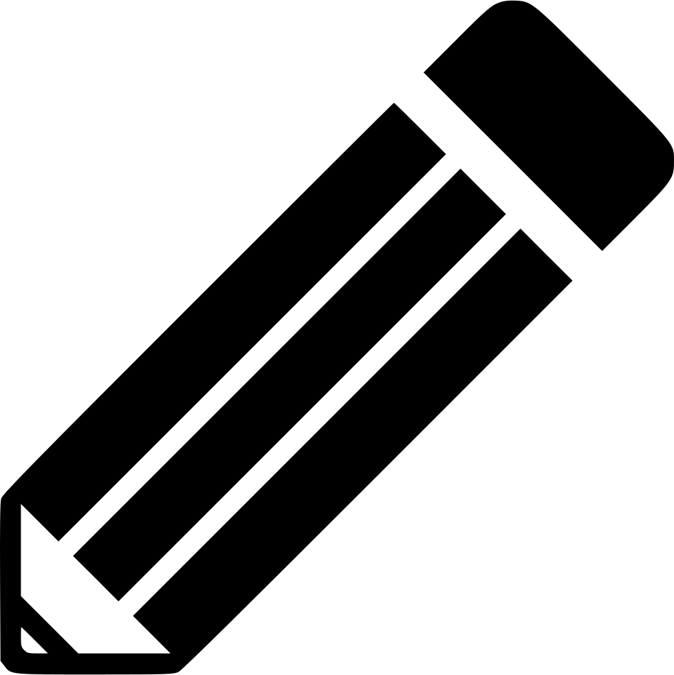 Broken Pencil Svg - Portable Network Graphics (980x982), Png Download