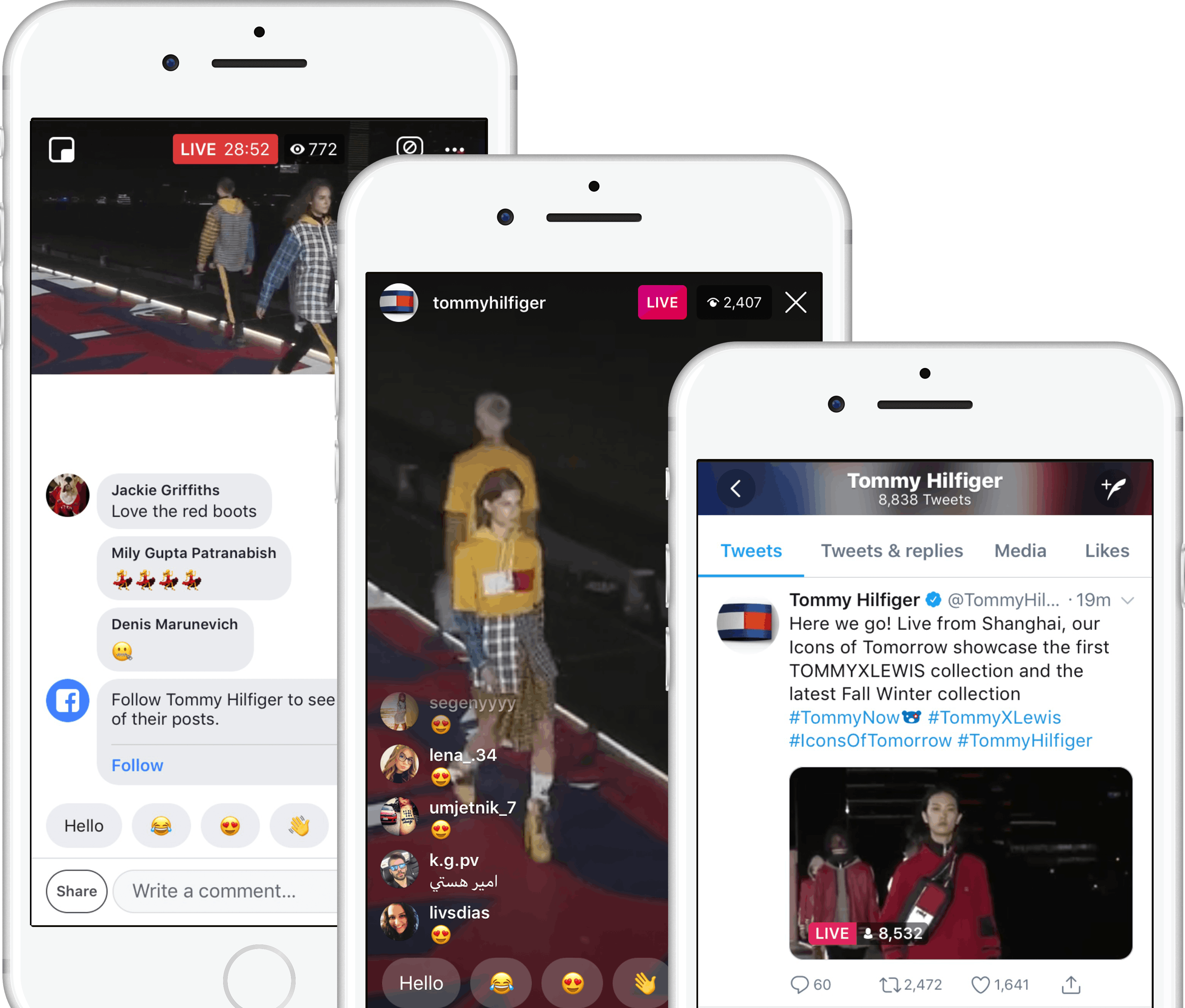 The Live Show Was Streamed In Parallel To Several Facebook, - Iphone (2850x2424), Png Download