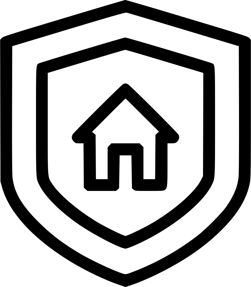 Home Security Svg Png Icon Free Download 566831 Onlinewebfonts - Home Security Icon Png (858x980), Png Download
