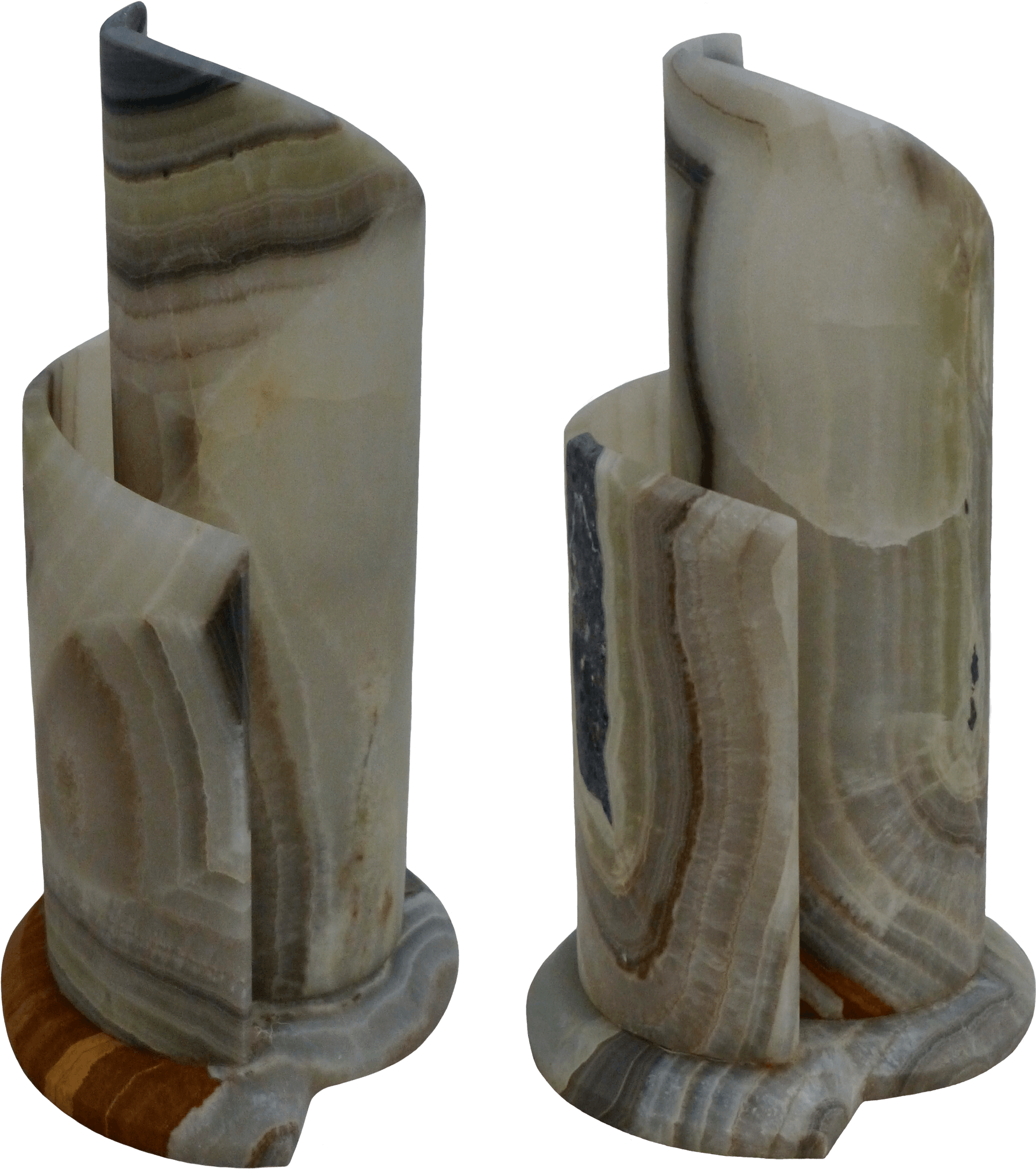 Lámpara De Mesilla Con Forma De Caracol Tallada En - Stone (2075x2292), Png Download