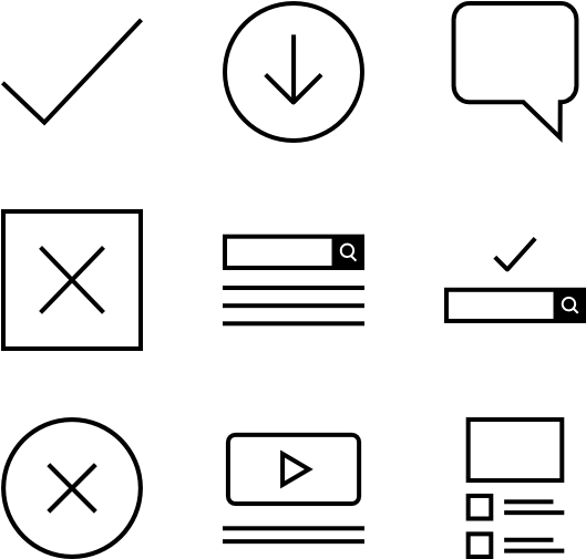 Wireframes - Wireframe Icons (600x564), Png Download