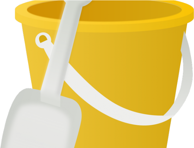 Beach Bucket Clipart - Clipart Bucket And Spade (640x480), Png Download