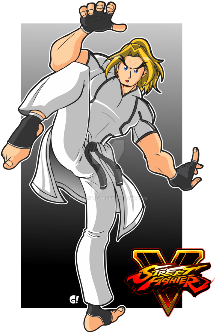 Banner Transparent Stock Fighter Clipart Martial Art - Ken Masters White Costume (721x1108), Png Download