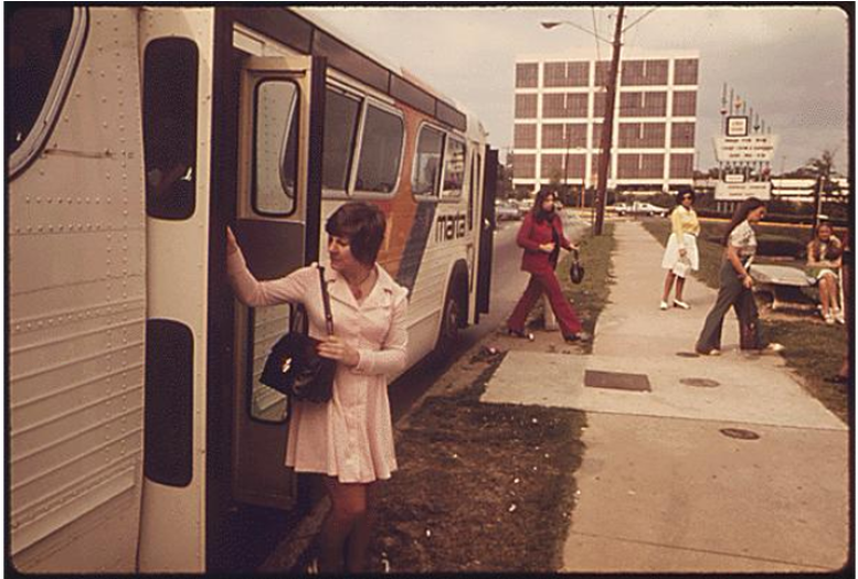 Marta Bus Png Vector Royalty Free Stock - Downtown Atlanta In 70's (1200x524), Png Download