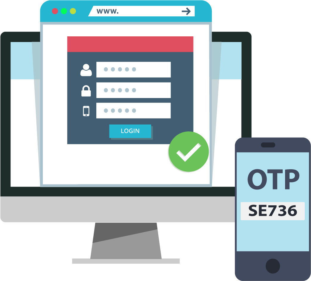 Image Is Not Available - One Time Password Otp Icon (1042x1042), Png Download