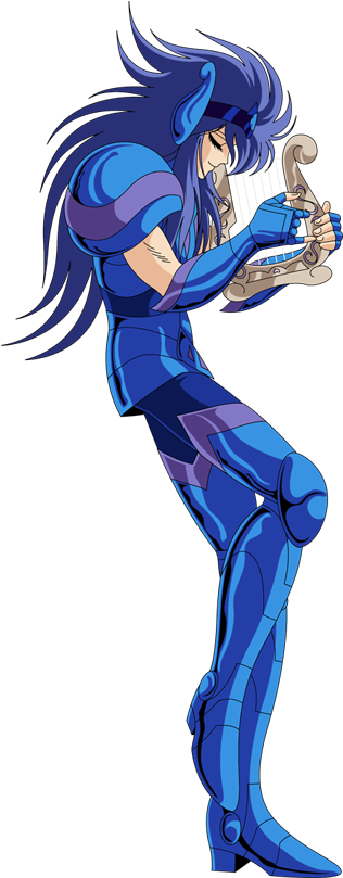 Orpheus - Saint Seiya Lyra No Orpheus Png (425x850), Png Download