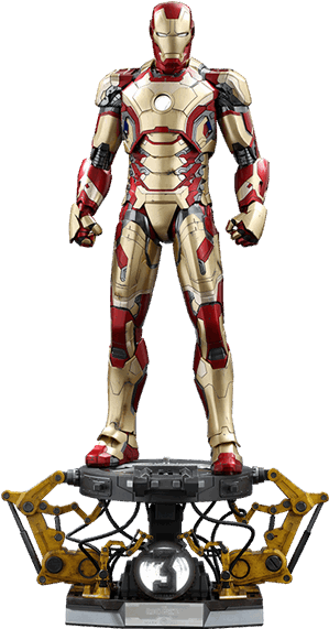 1 Of - Hottoys Mark 42 1 4 (600x600), Png Download