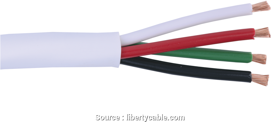 Speaker Wire 4 Gauge 16 4c Ko Wht, Knockout 16, - Speaker Wire (950x535), Png Download