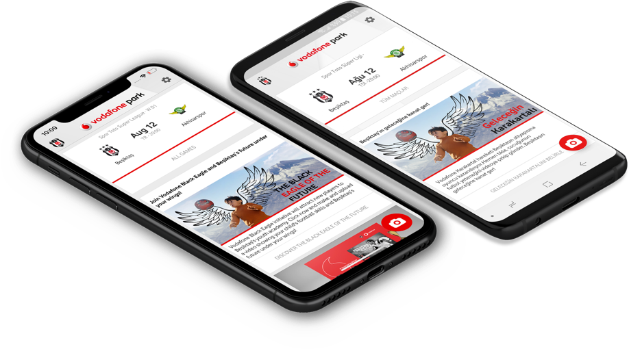 Vodafone Park - Iphone (939x520), Png Download