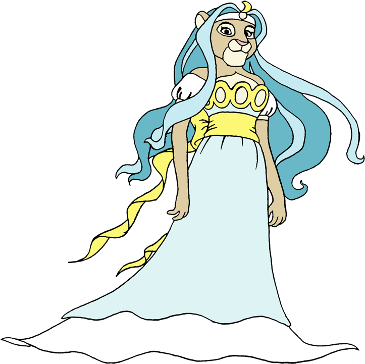 Selena, The Moon Princess - Benny Leo And Johnny's Adventures Fanfic (753x747), Png Download