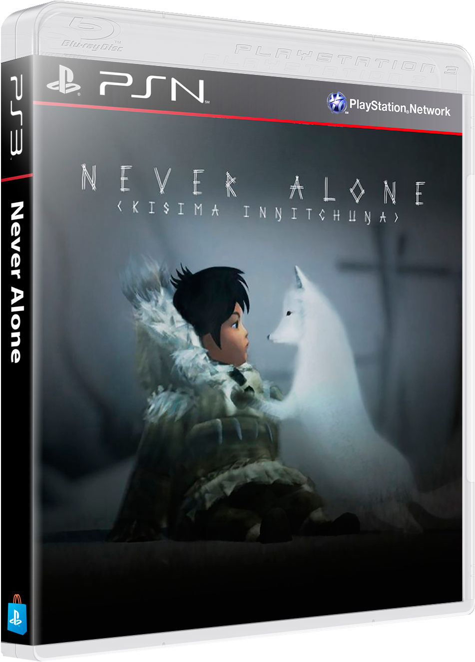 Sony Playstation 3 Psn 3d Box Pack - Never Alone Kisima Ingitchuna (984x1365), Png Download