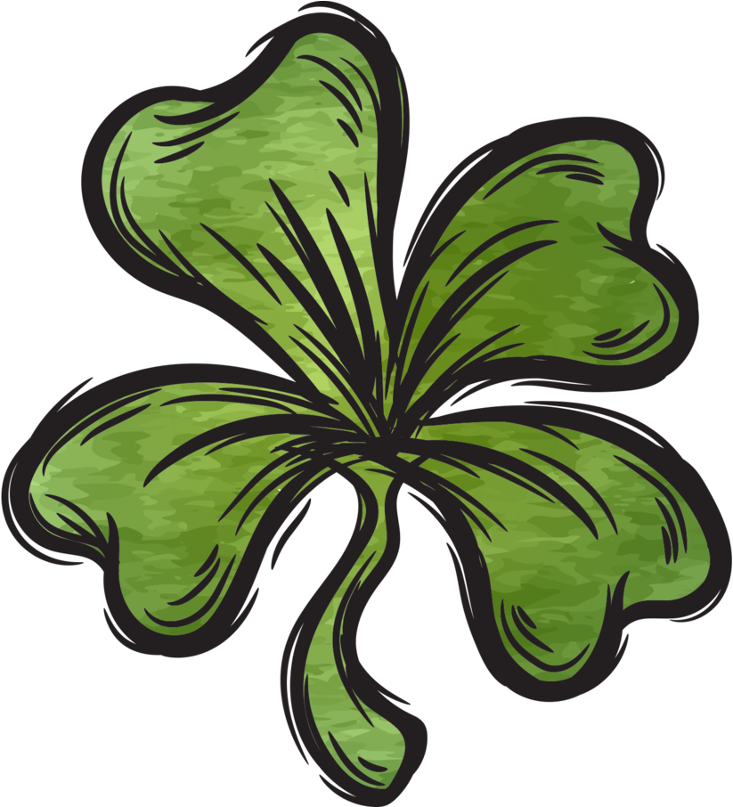 Clover - Saint Patrick's Day (1000x905), Png Download