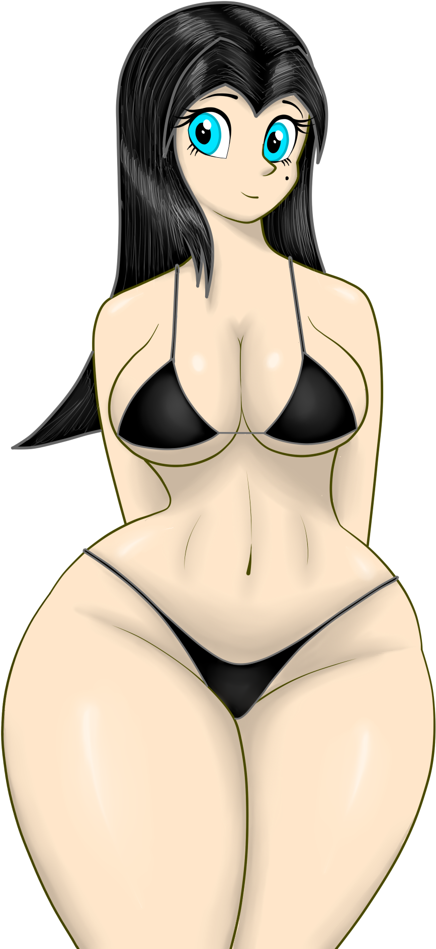 Alternate Version, Artist - Anime Girl In Bikini Png Transparent (1371x1920), Png Download