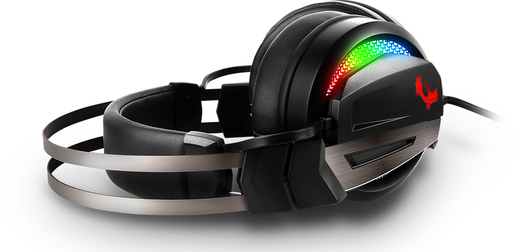 Gh70 - Msi Gaming Headset Immerse Gh (1024x498), Png Download