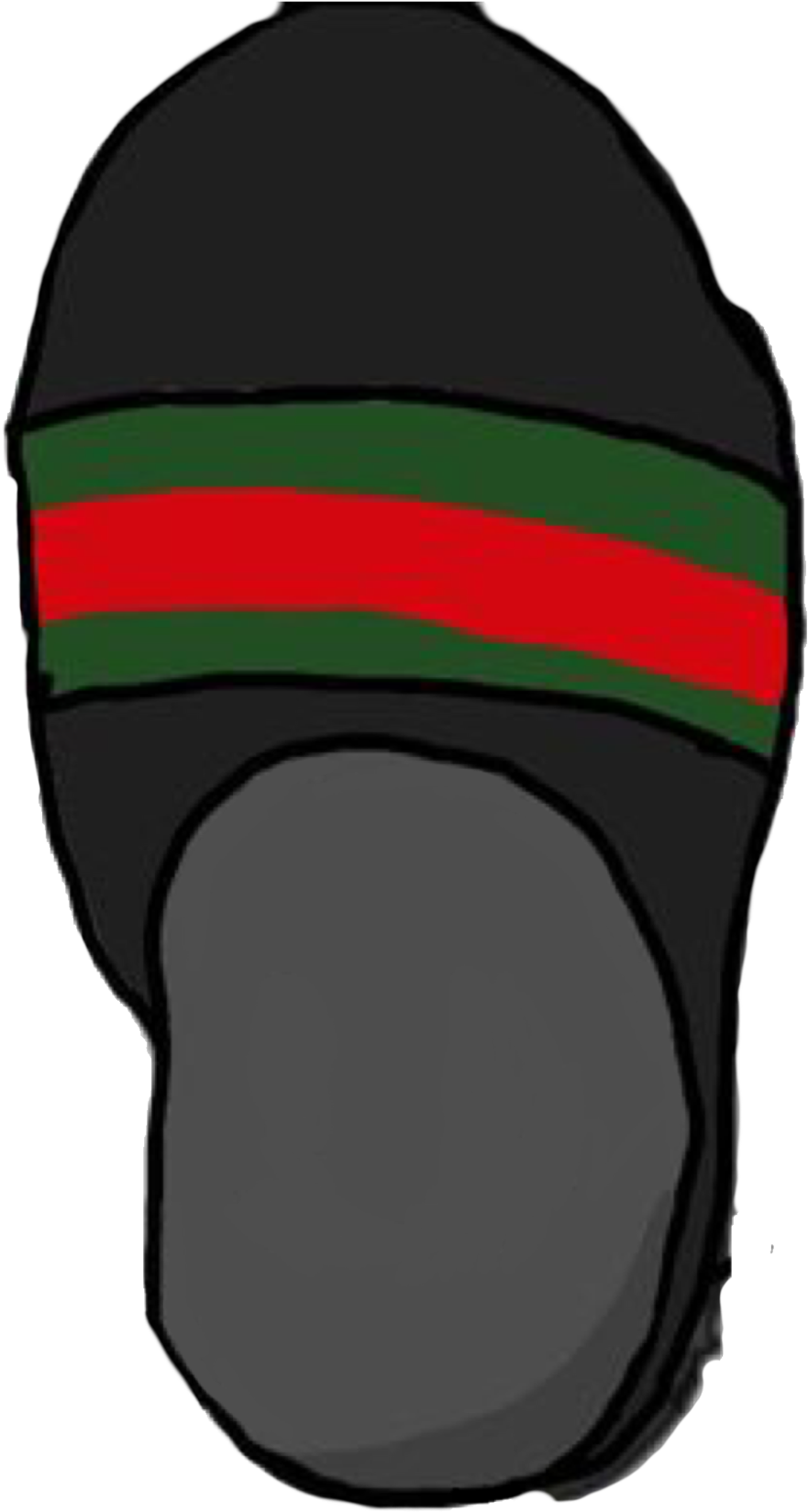 Gucci Flip Flop Asset - Beanie (2000x1809), Png Download