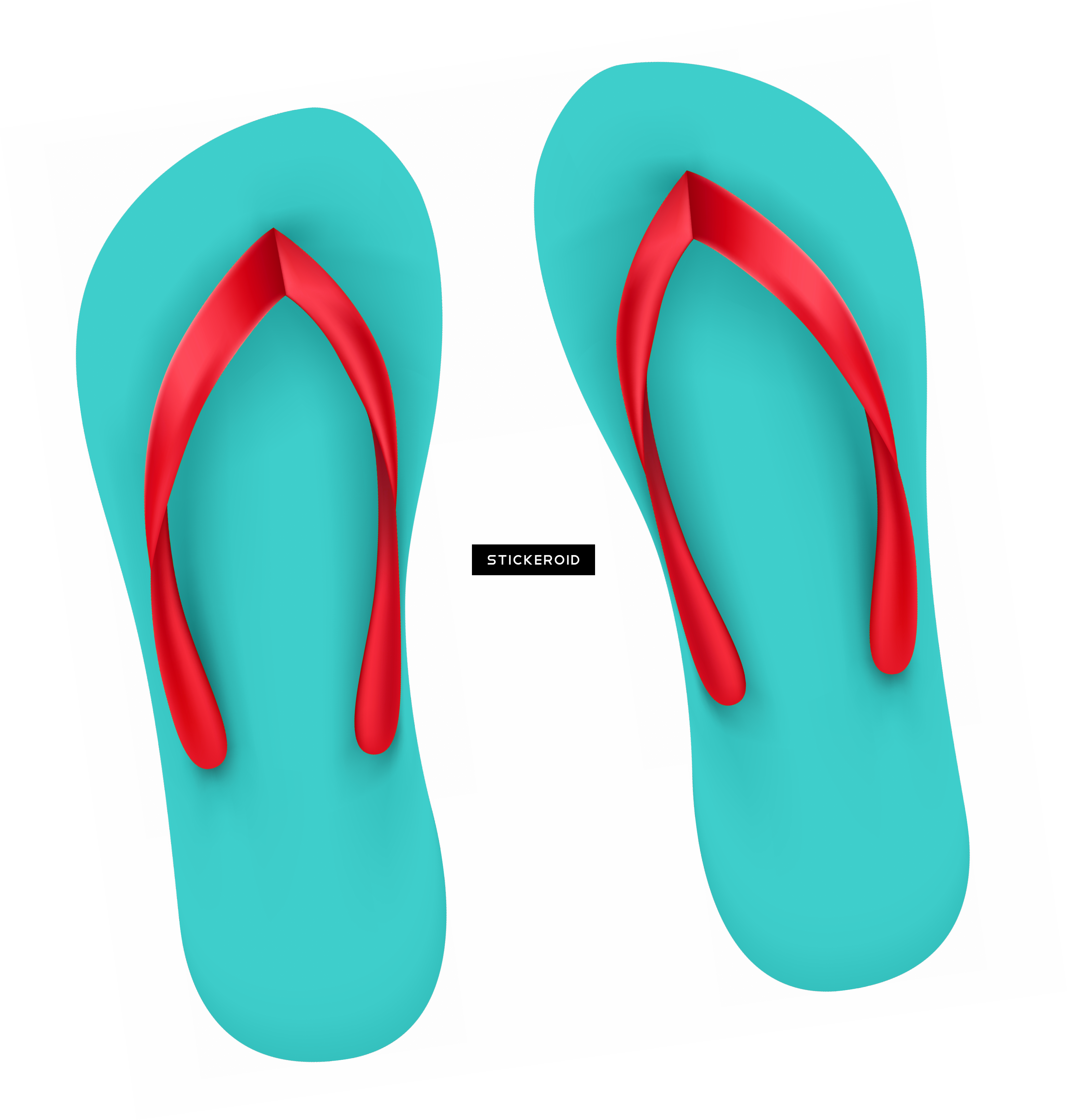 Sandals - Flip-flops (3120x3275), Png Download