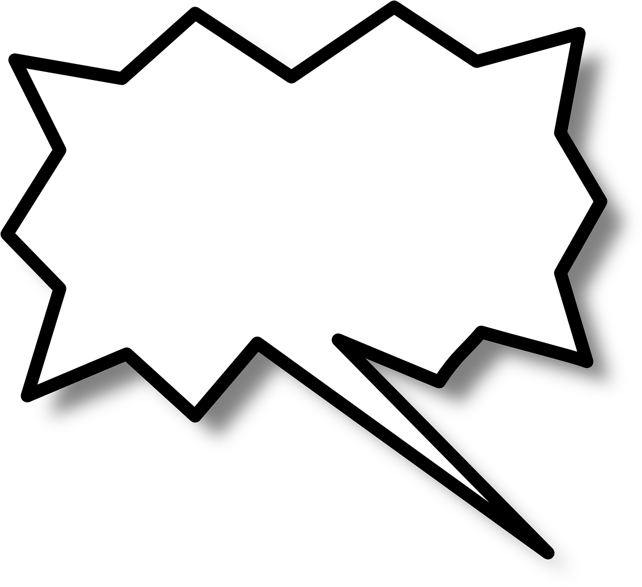 Callout Speech Balloon Computer Icons Drawing Download - Call Out Clip Art (813x750), Png Download