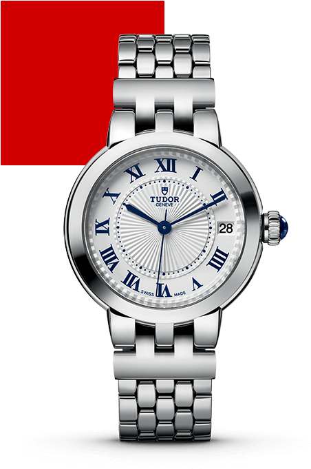 Using The Brand's Historic Aesthetic Codes - Tudor Clair De Rose Diamond Dot 30mm Watch 35500 (840x884), Png Download