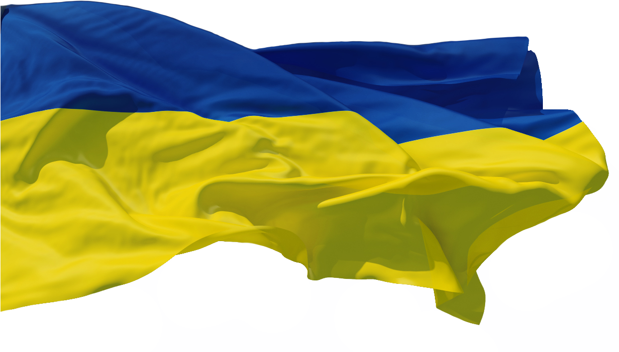 Flag Of Ukraine - Independence Day Ukraine 2018 (1243x721), Png Download