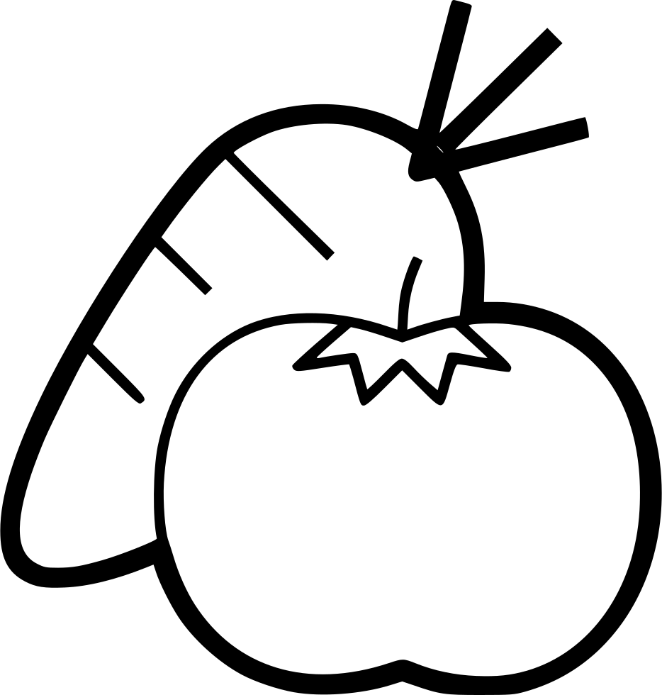 Png File Svg - Carrot (934x980), Png Download