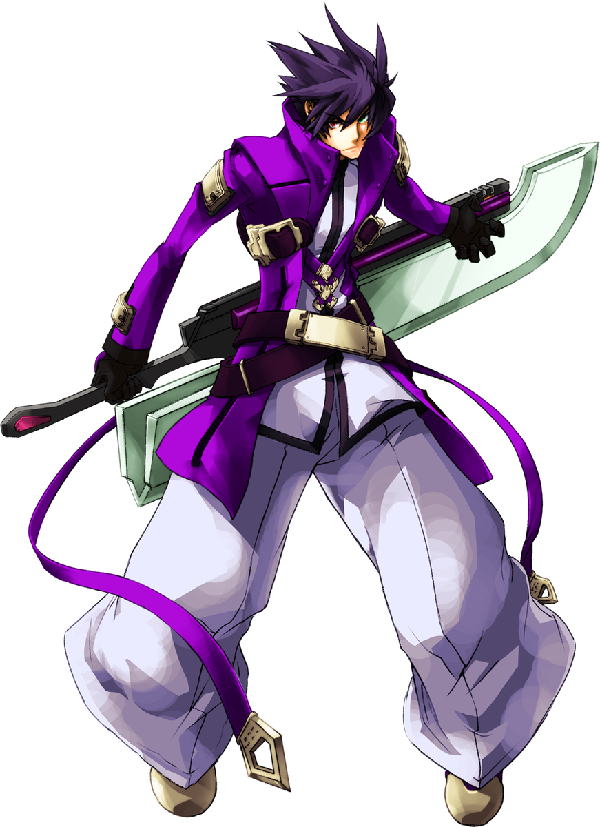 Base Form Asura On Twitter - Blazblue Continuum Shift Ragna (871x1200), Png Download