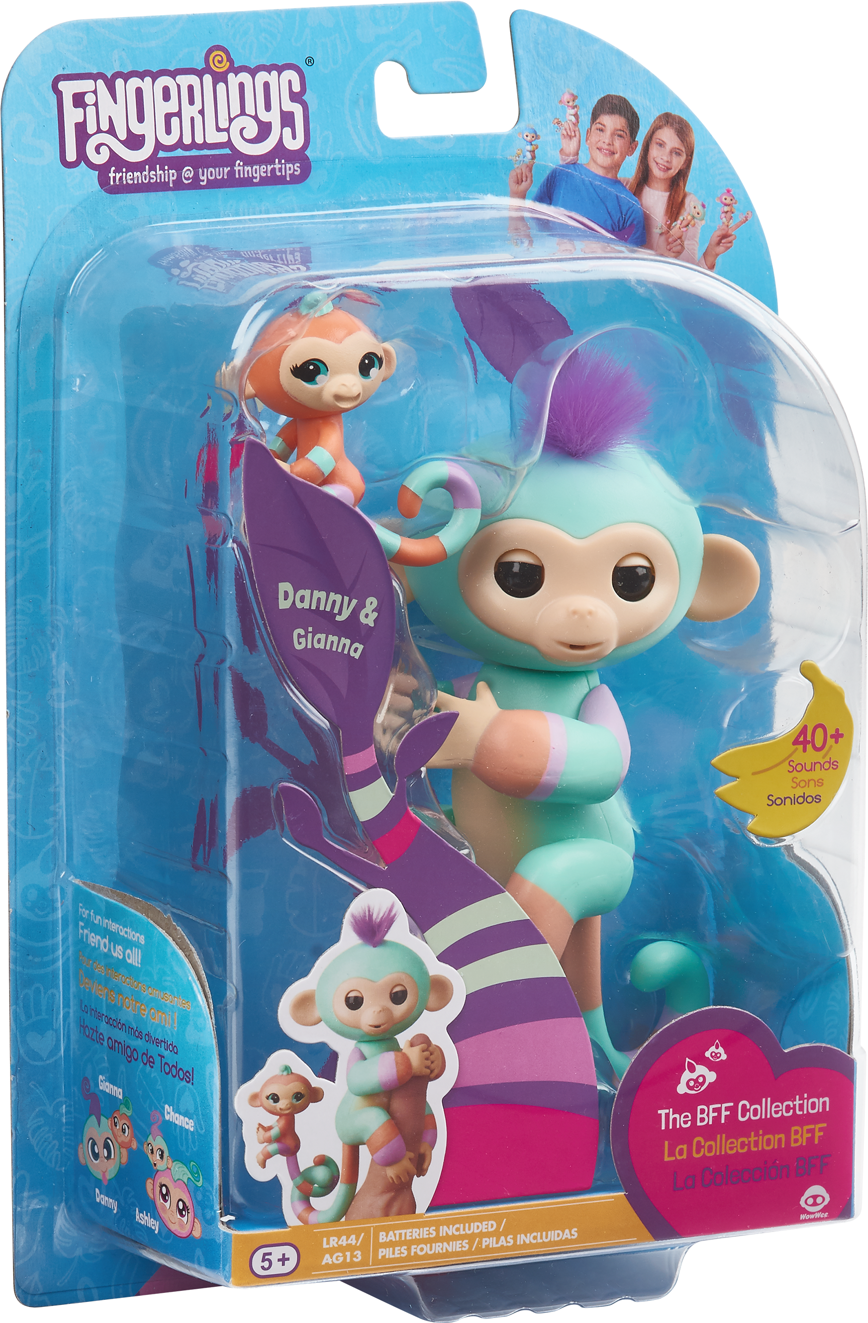 Fingerlings Baby Monkey & Mini Bffs (3000x3000), Png Download