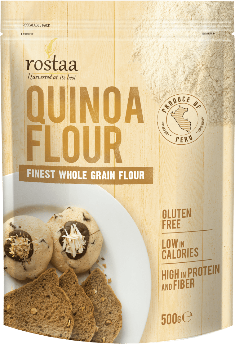 Rostaa Quinoa Flour, 500g (904x1200), Png Download