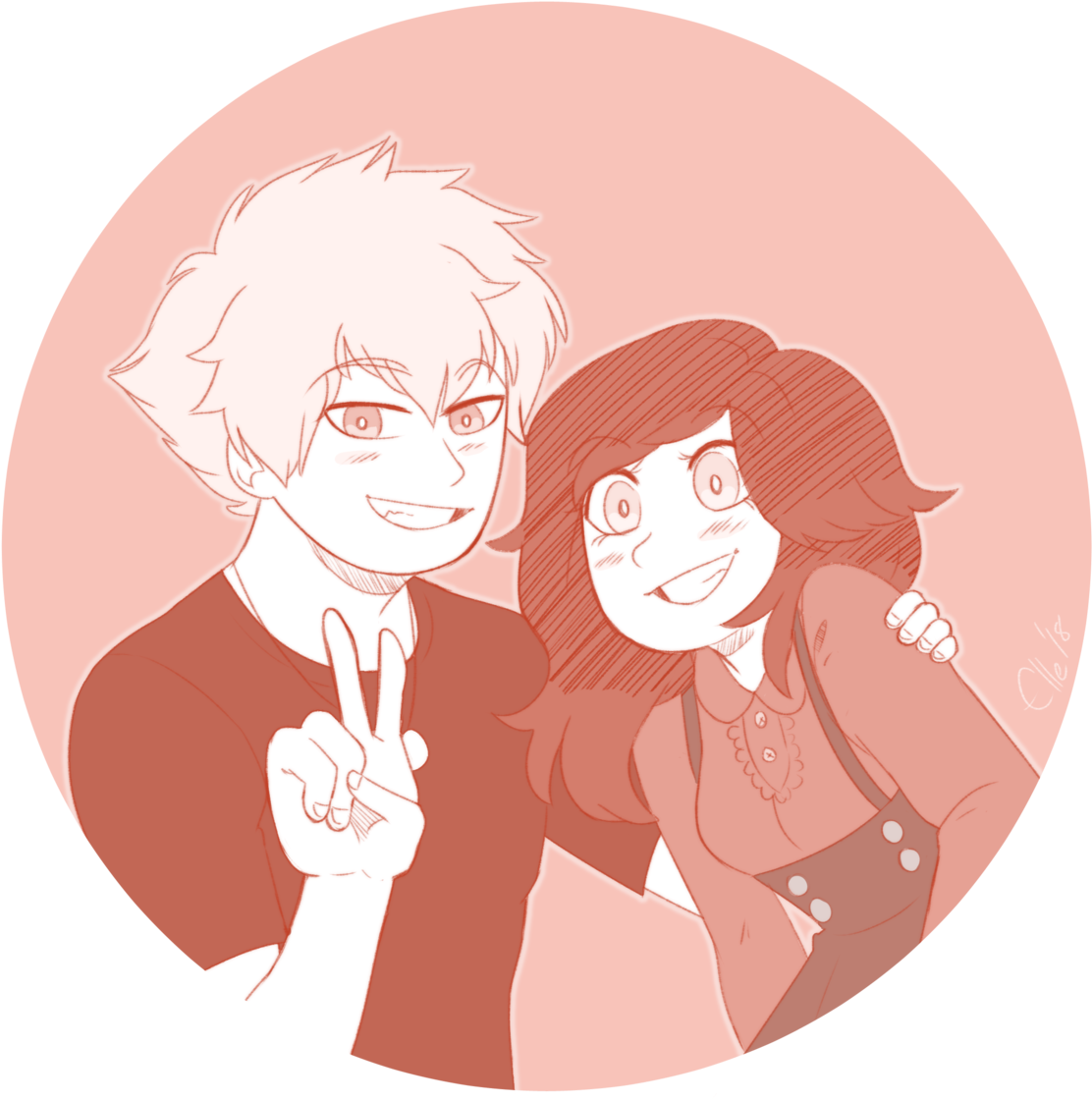 Ellie Strations Ellelehman Sun And Ruby Taking - Tumblr (1280x1157), Png Download