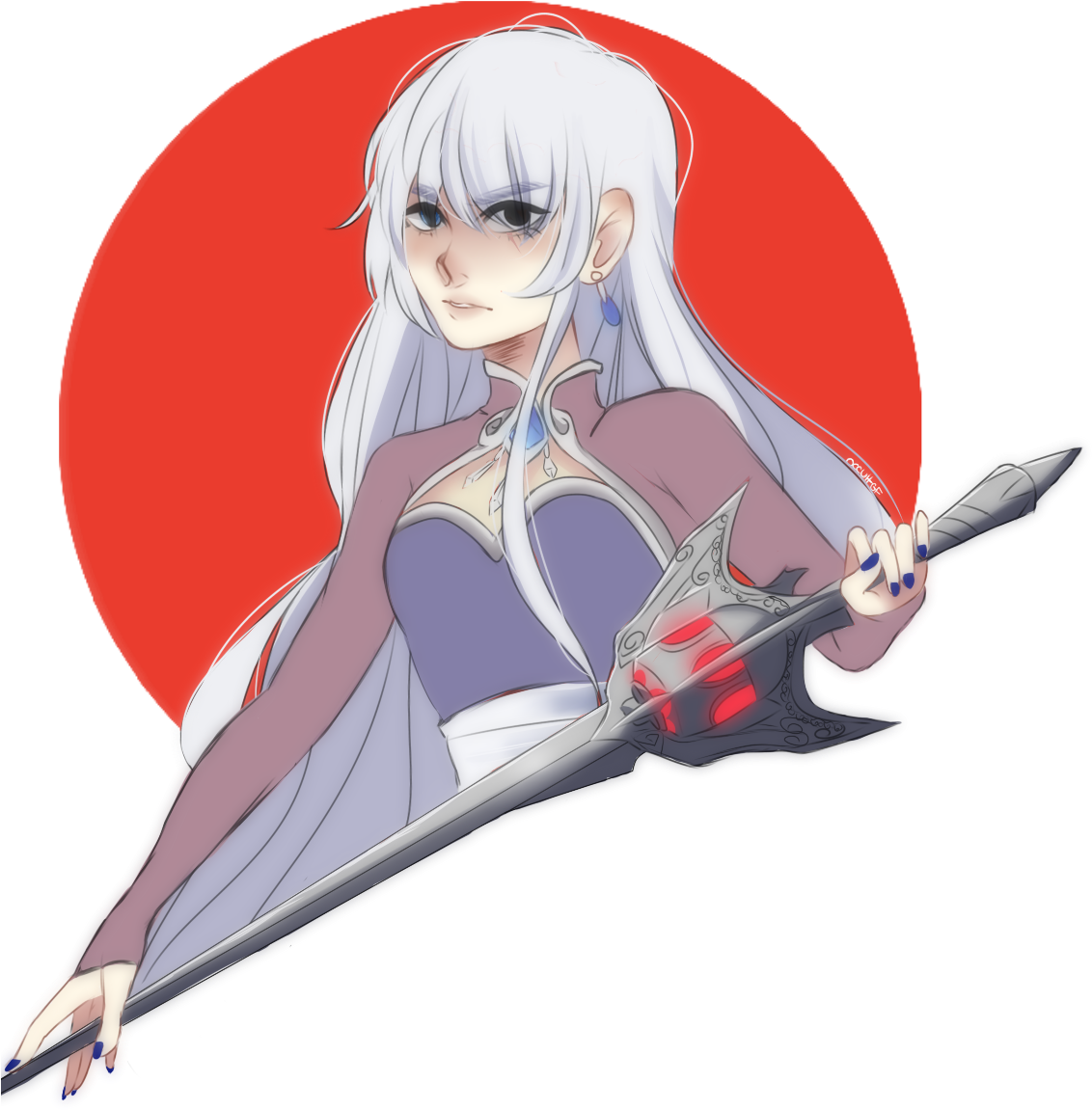 Rwby Weiss Schnee Shame On Queue Fallsmaiden - February 1 (1134x1382), Png Download