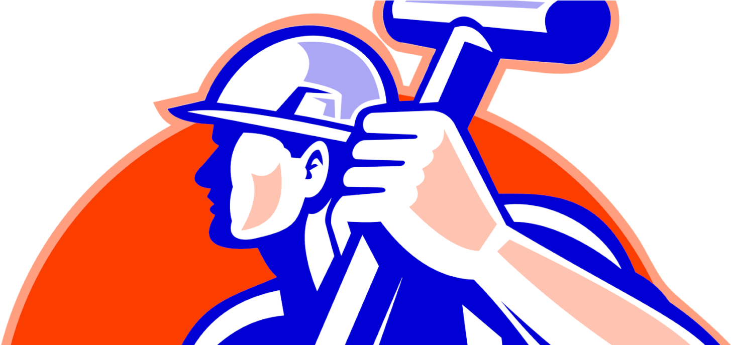 National Hvac Tech Day - Worker Symbol (1546x686), Png Download