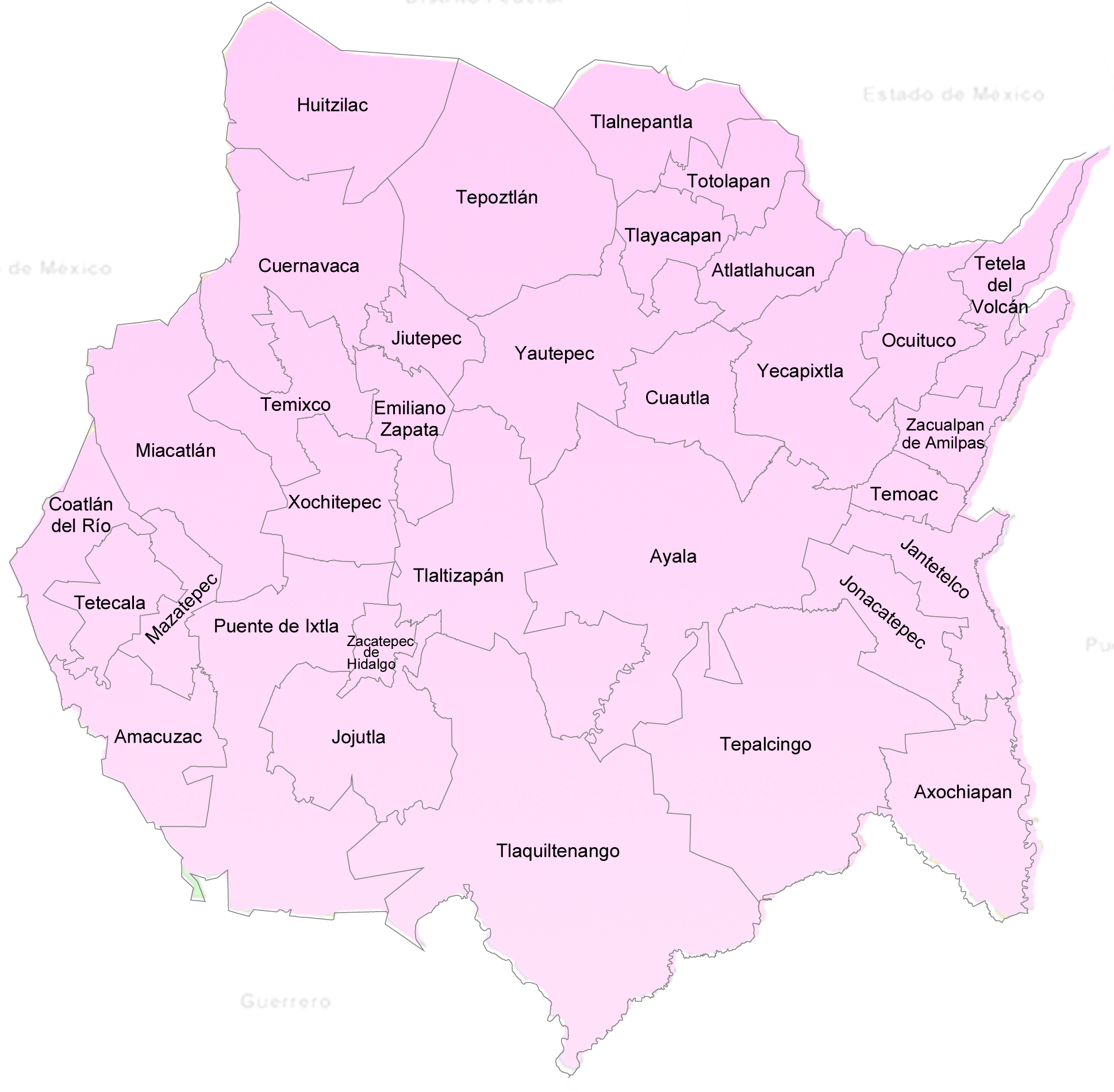 Download Morelos, Mexico Physical Map Transparent PNG Download SeekPNG