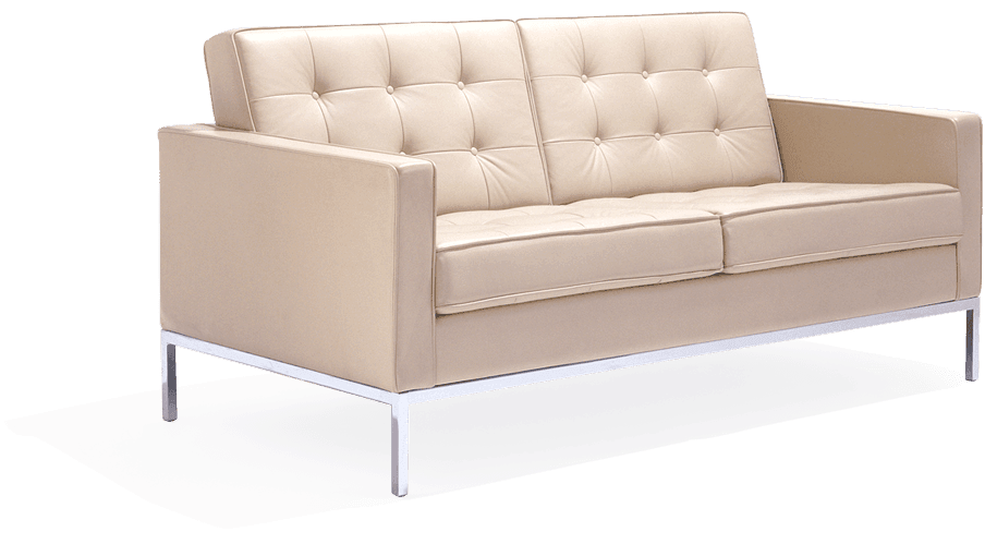 Mid Century Modern Sofas - Florence Knoll Settee (910x498), Png Download