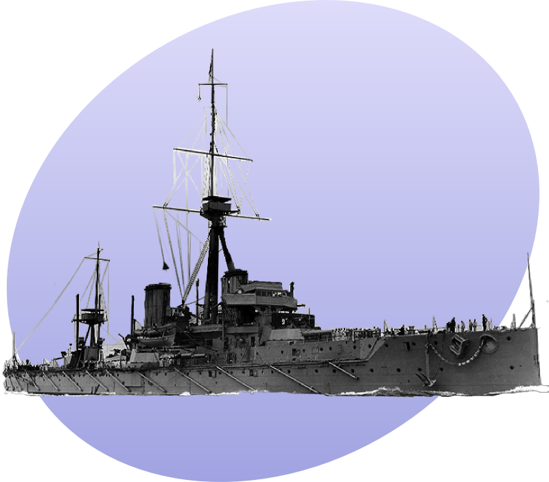 P Wwi 3 - Hms Dreadnought 1906 (800x703), Png Download