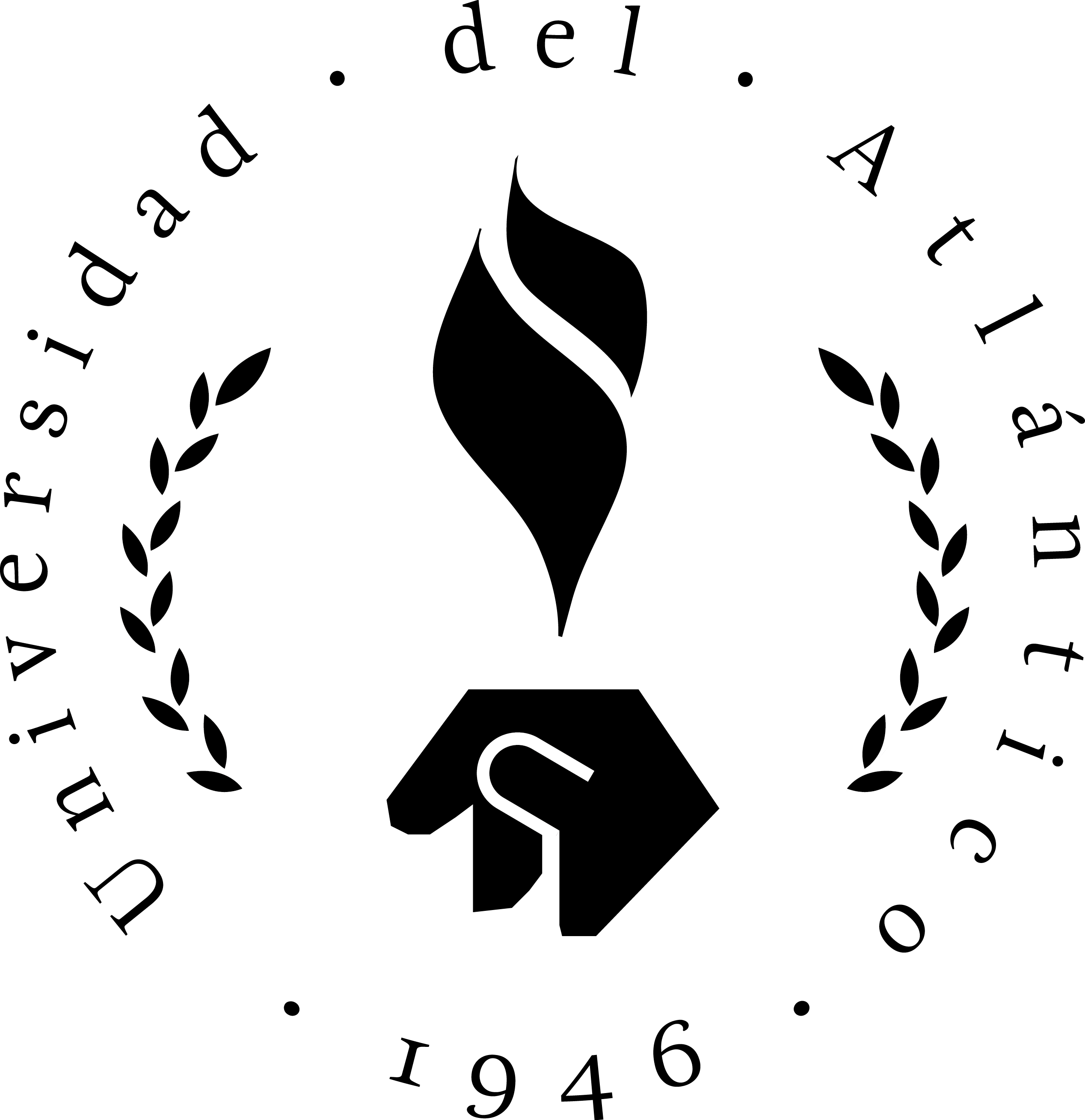 Escudo Negro Transparente De La Universidad Del Atlántico - Daniel Carter Beard (2536x2619), Png Download