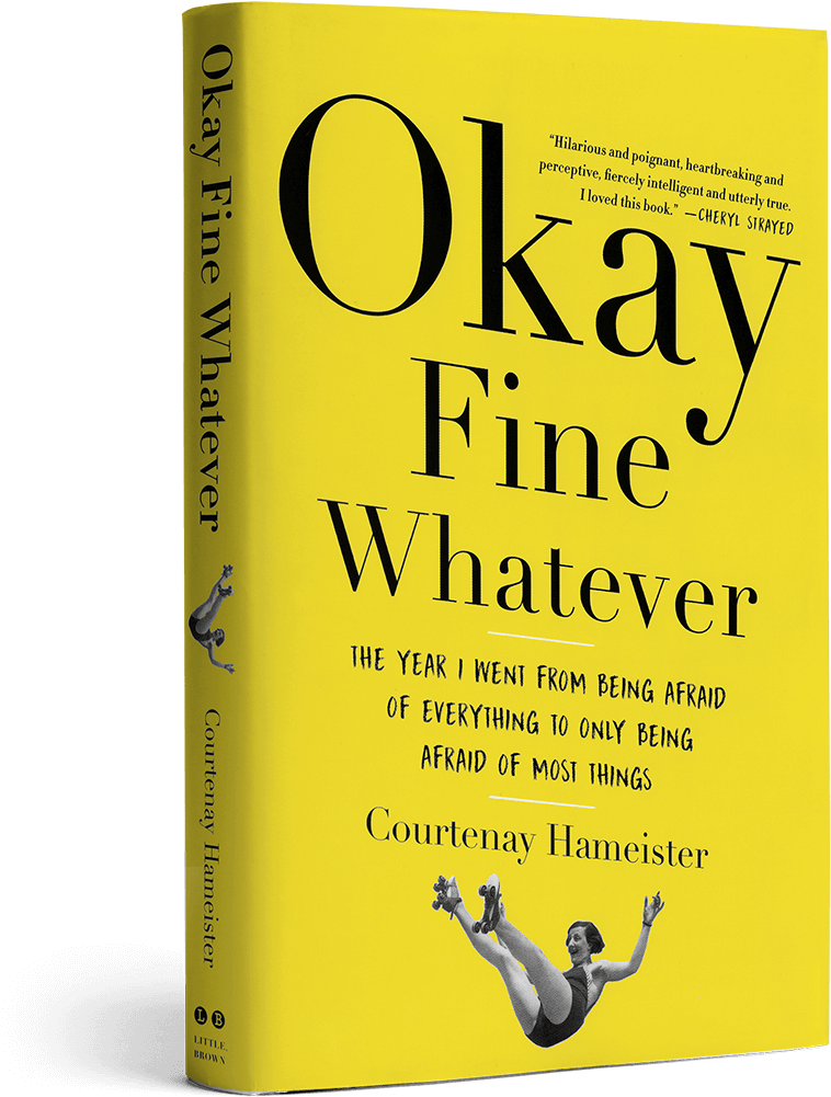 The Story Of One Chronically Anxious Woman's Attempt - Okay Fine Whatever Book (825x1000), Png Download