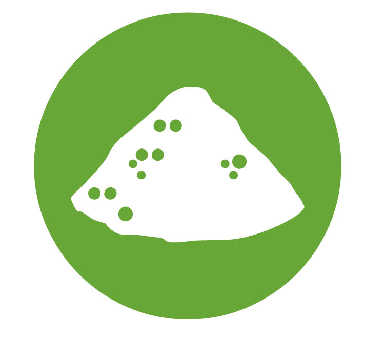 Solid & Powder - Chemical Powder Icon (1000x1000), Png Download