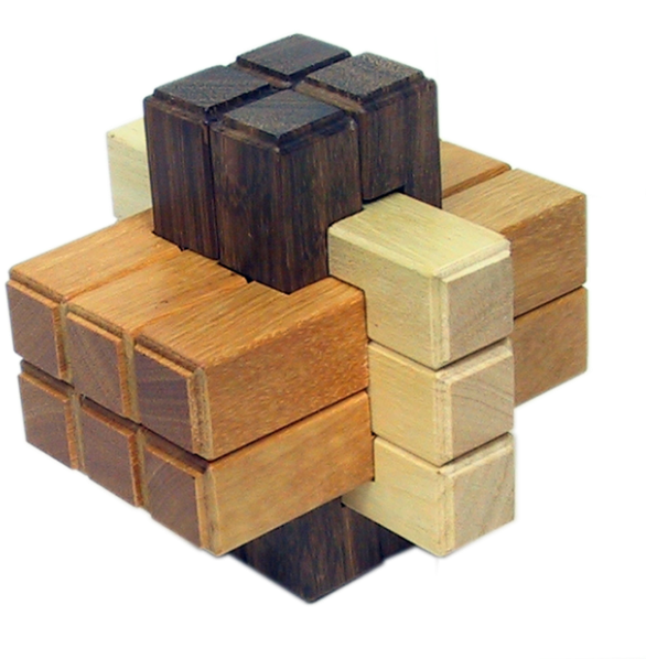 Wausau '82 13 Piece Burr - Solving 13 Piece Burr Puzzle (600x600), Png Download